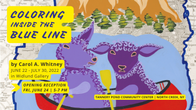 GALLERY | “Coloring Inside the Blue Line” by Carol A. Whitney