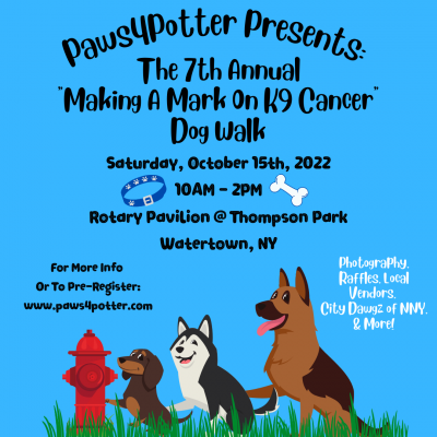 Paws4Potter's 7th Annual Making A Mark On K9 Cancer Dog Walk