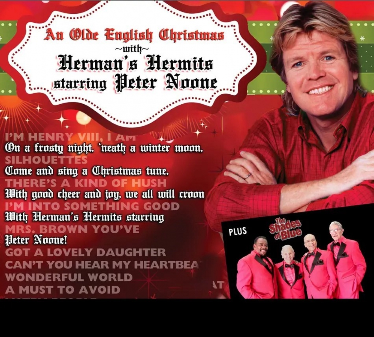 An Olde English Christmas w/Herman’s Hermits starring Peter Noone