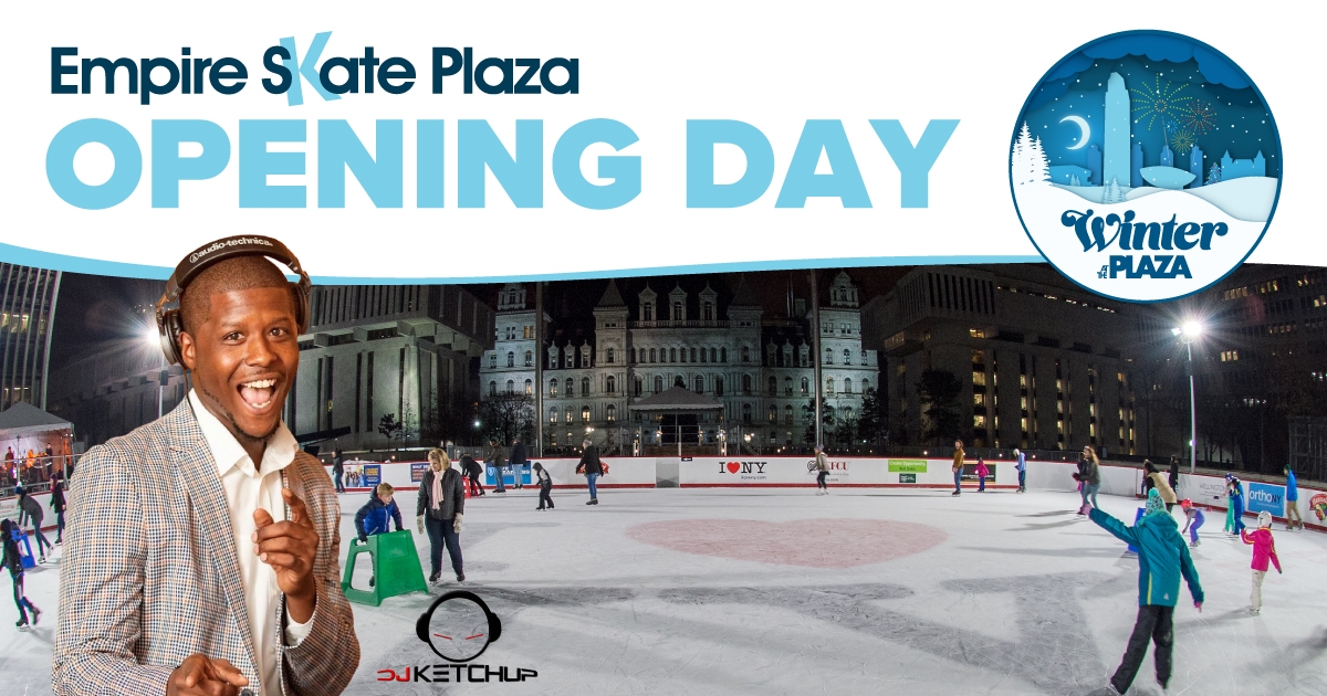 Opening Day at the Empire State Plaza lce Rink 