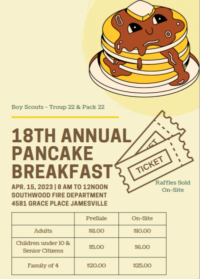 Pancake Breakfast – Jamesville-Dewitt Scouts BSA