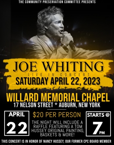 Joe Whiting LIVE in Concert