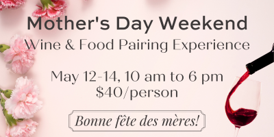 Mother's Day Weekend Wine & Food Pairing