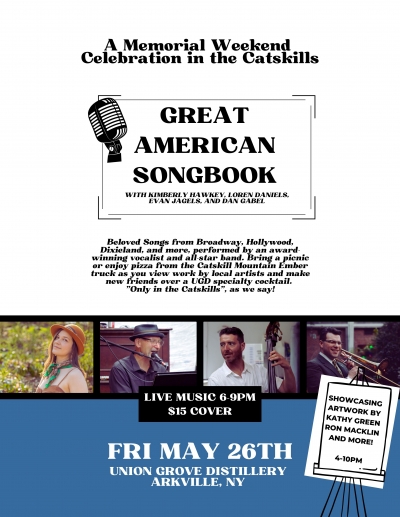 American Songbook Celebration with Local Art, Pizza and Cocktails