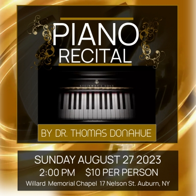Piano Recital by Dr. Thomas Donahue