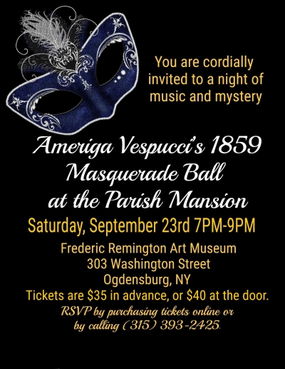 Ameriga Vespucci’s 1859 Masquerade Ball at the Parish Mansion