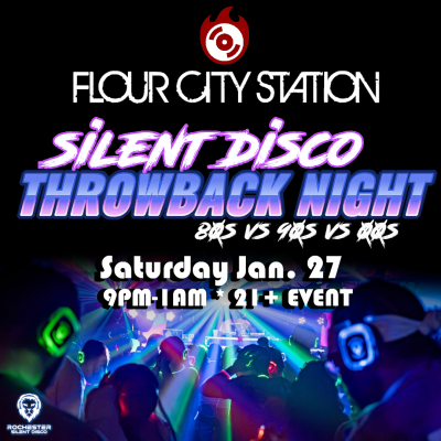 Silent Disco Throwback Night - 80s vs 90s vs 00s
